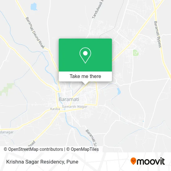 Krishna Sagar Residency map