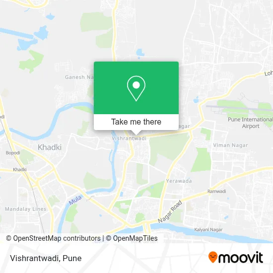 Vishrantwadi map
