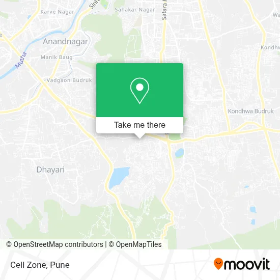Cell Zone map