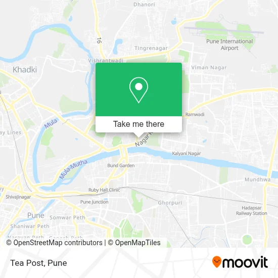 Tea Post map
