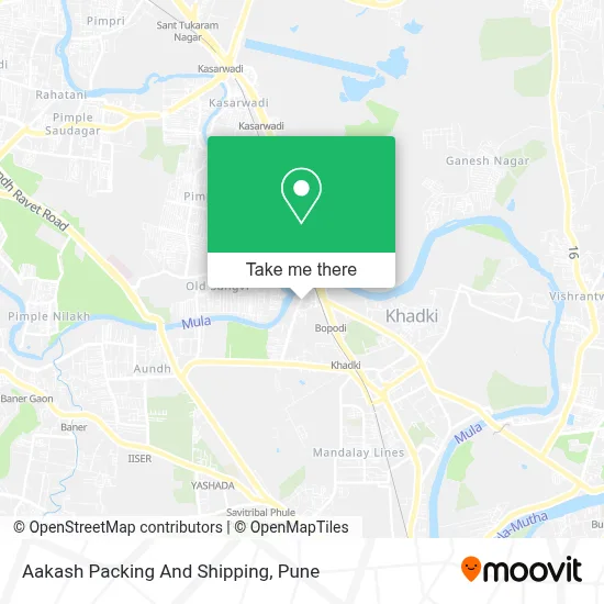 Aakash Packing And Shipping map