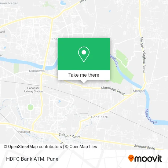 HDFC Bank Atm map