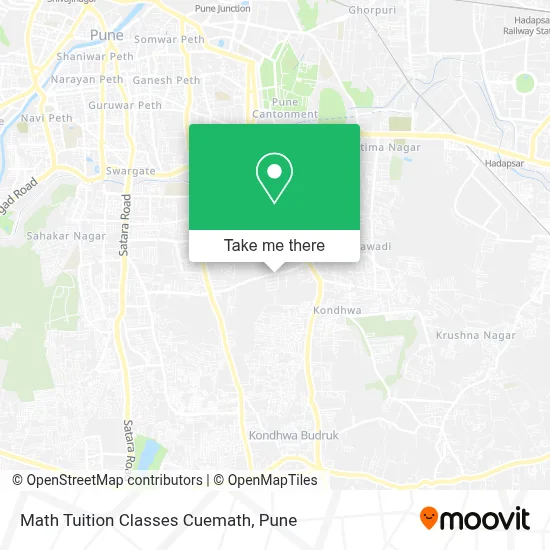 Math Tuition Classes Cuemath map