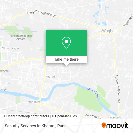 Security Services In Kharadi map