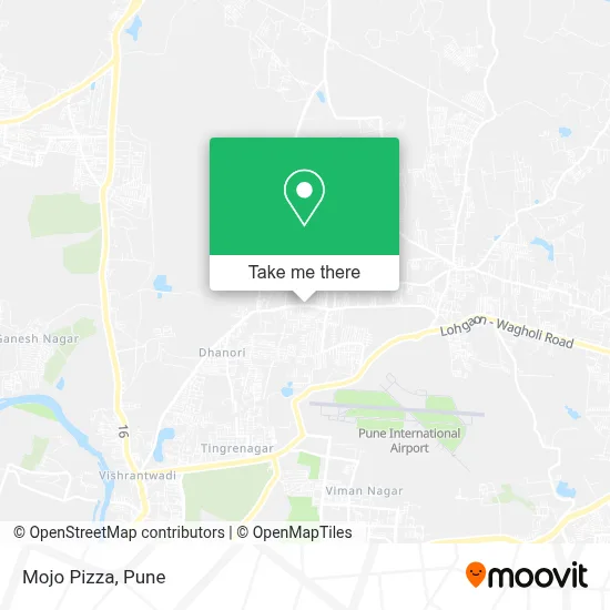 Mojo Pizza map