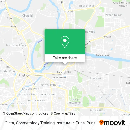 Ciatn, Cosmetology Training Institute In Pune map