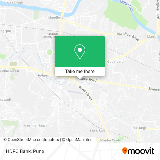 HDFC Bank map