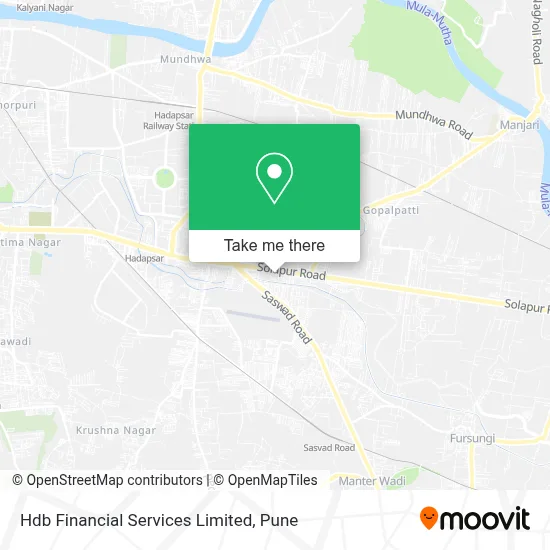 Hdb Financial Services Limited map