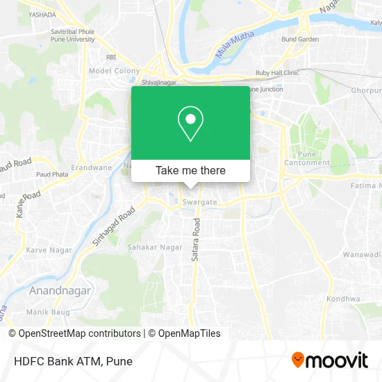HDFC Bank Atm map
