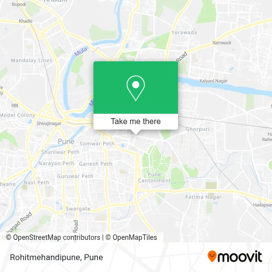 Rohitmehandipune map