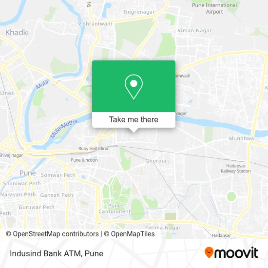 Indusind Bank Atm map