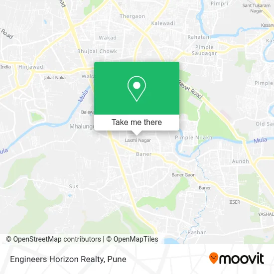 Engineers Horizon Realty map
