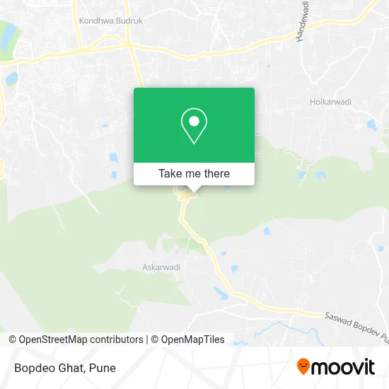 Bopdeo Ghat map