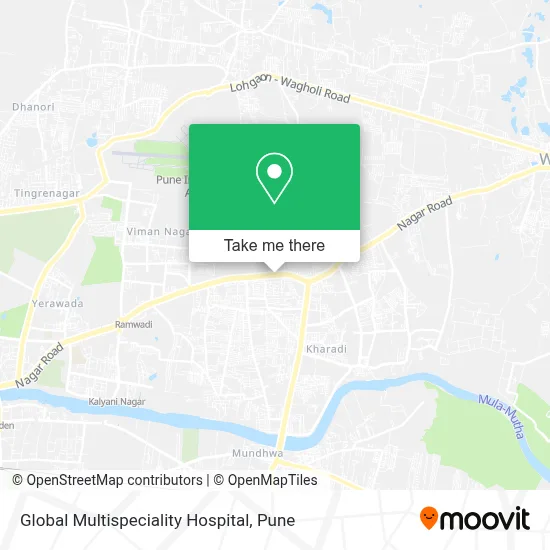 Global Multispeciality Hospital map