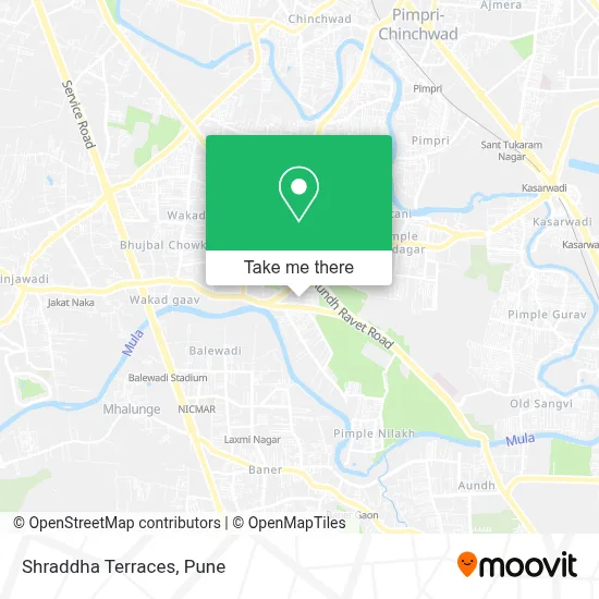 Shraddha Terraces map