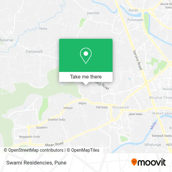 Swami Residencies map