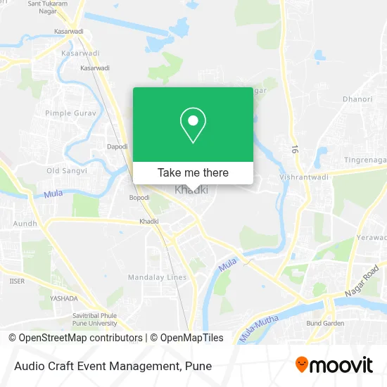 Audio Craft Event Management map