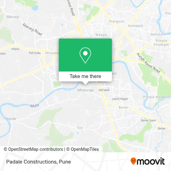 Padale Constructions map