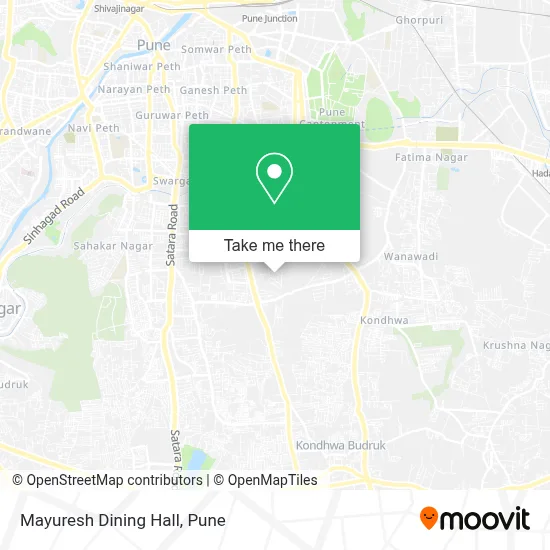 Mayuresh Dining Hall map