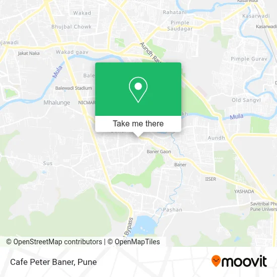 Cafe Peter Baner map