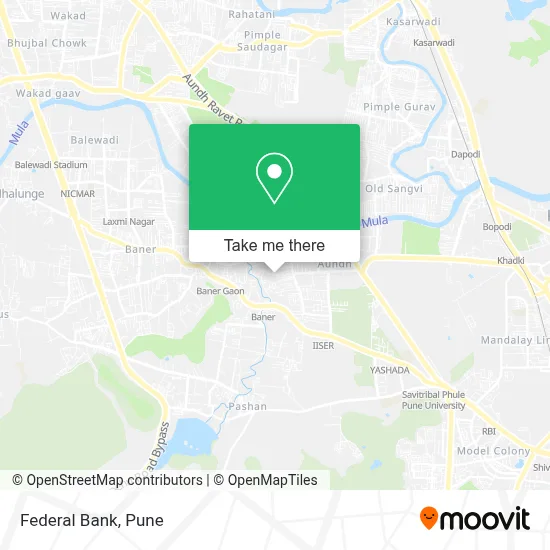 Federal Bank map