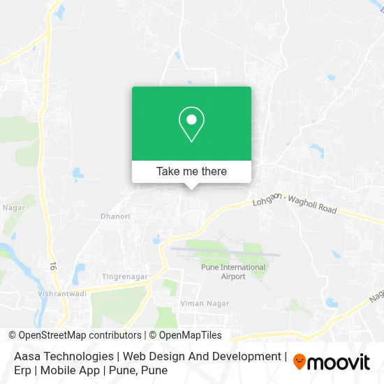 Aasa Technologies | Web Design And Development | Erp | Mobile App | Pune map