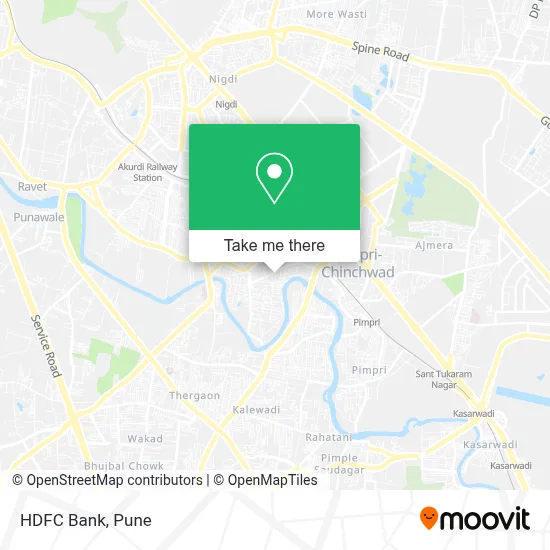 HDFC Bank map
