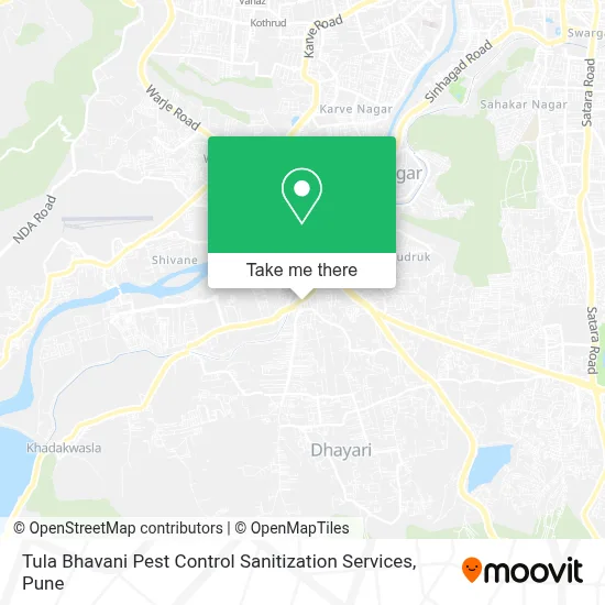 Tula Bhavani Pest Control Sanitization Services map