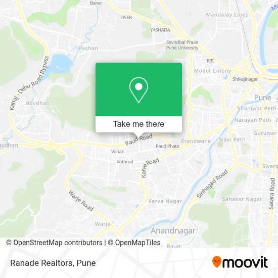 Ranade Realtors map