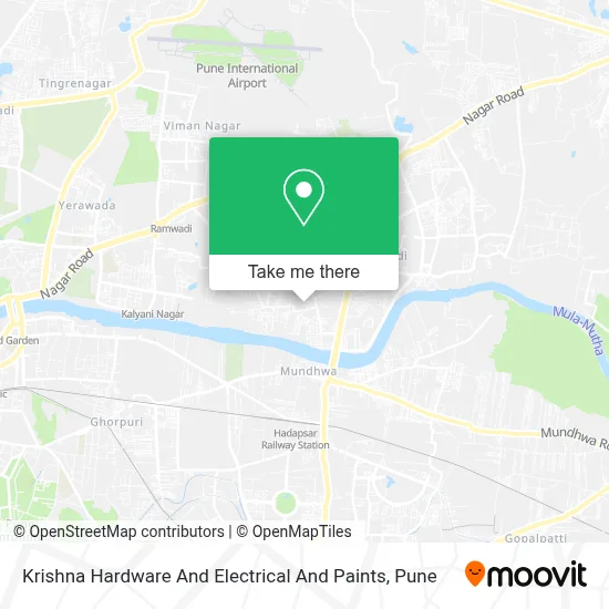 Krishna Hardware And Electrical And Paints map