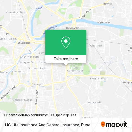 LIC Life Insurance And General Insurance map