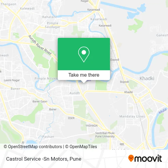 Castrol Service -Sn Motors map