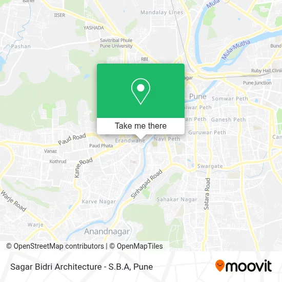 Sagar Bidri Architecture - S.B.A map