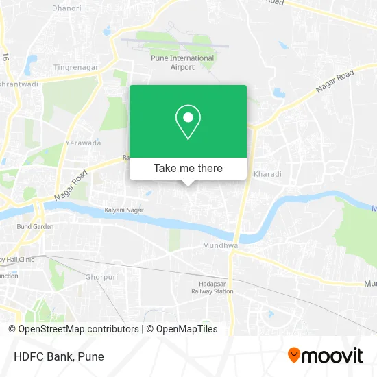 HDFC Bank map