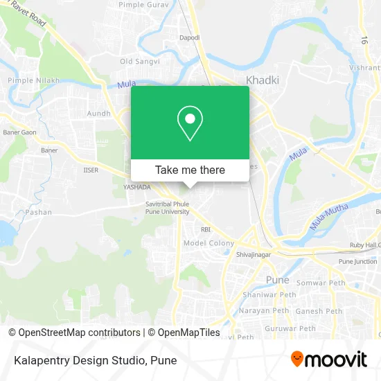 Kalapentry Design Studio map