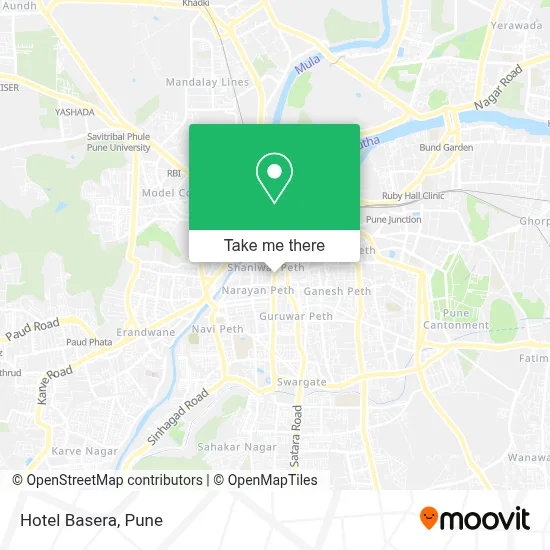 Hotel Basera map