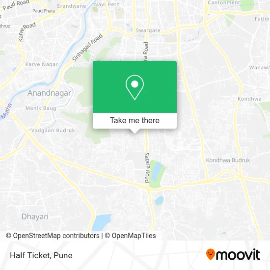 Half Ticket map