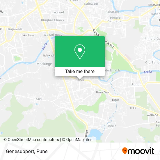 Genesupport map