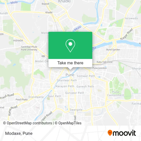 Modaxe map