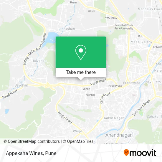 Appeksha Wines map