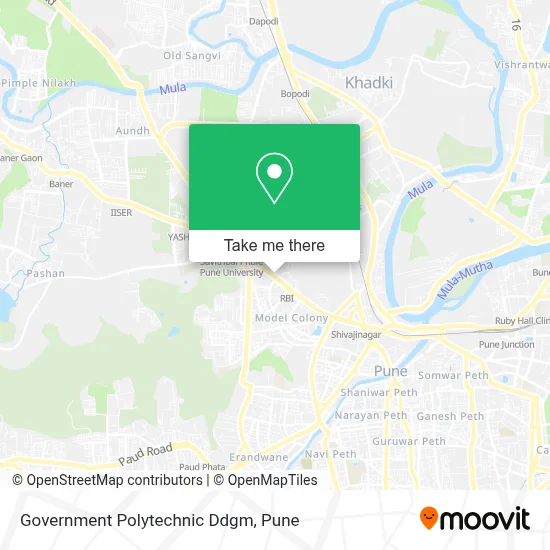 Government Polytechnic Ddgm map