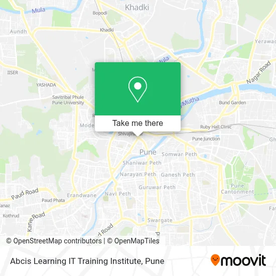 Abcis Learning IT Training Institute map