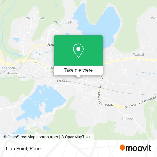 Lion Point map