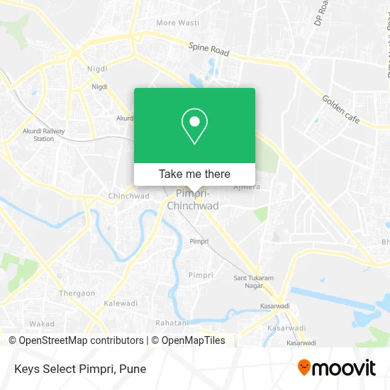 Keys Select Pimpri map