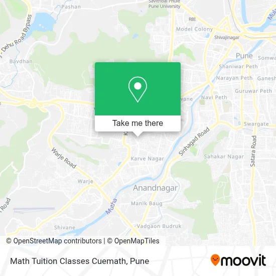 Math Tuition Classes Cuemath map