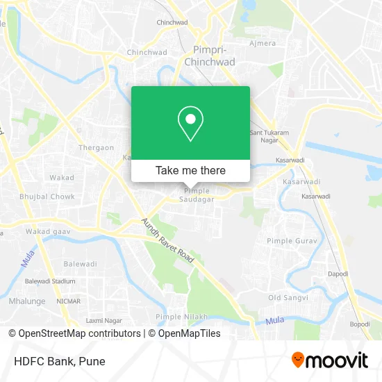 HDFC Bank map