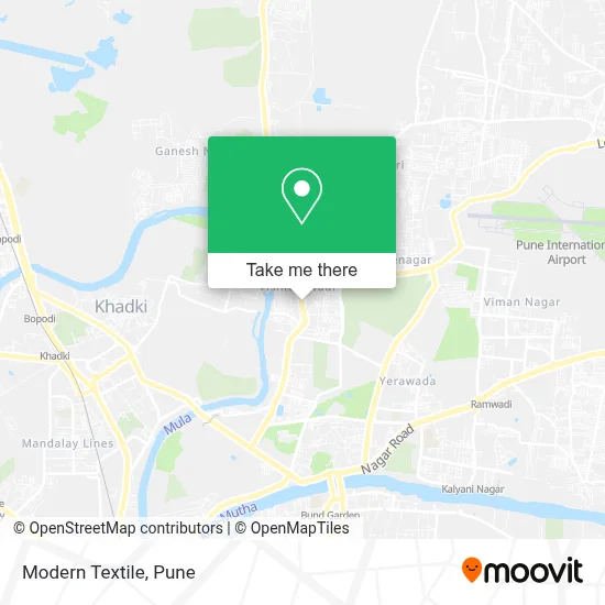 Modern Textile map