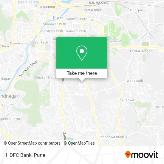 HDFC Bank map