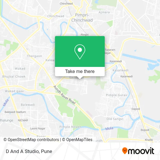 D And A Studio map