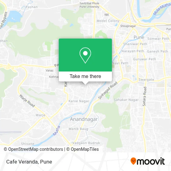 Cafe Veranda map